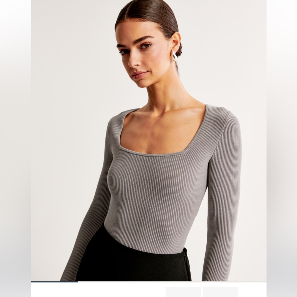 Abercrombie square neck bodysuit